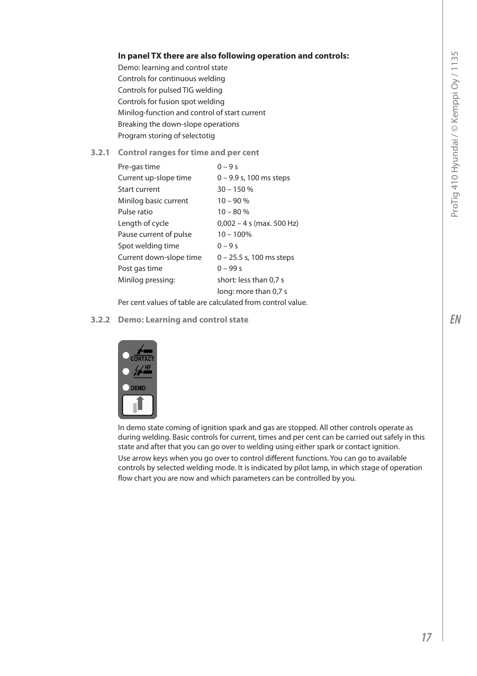 Kemppi Protig 410 User Manual | Page 19 / 28