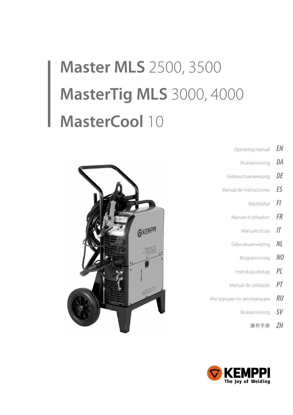 Kemppi MasterTig MLS 4000 User Manual | 28 pages