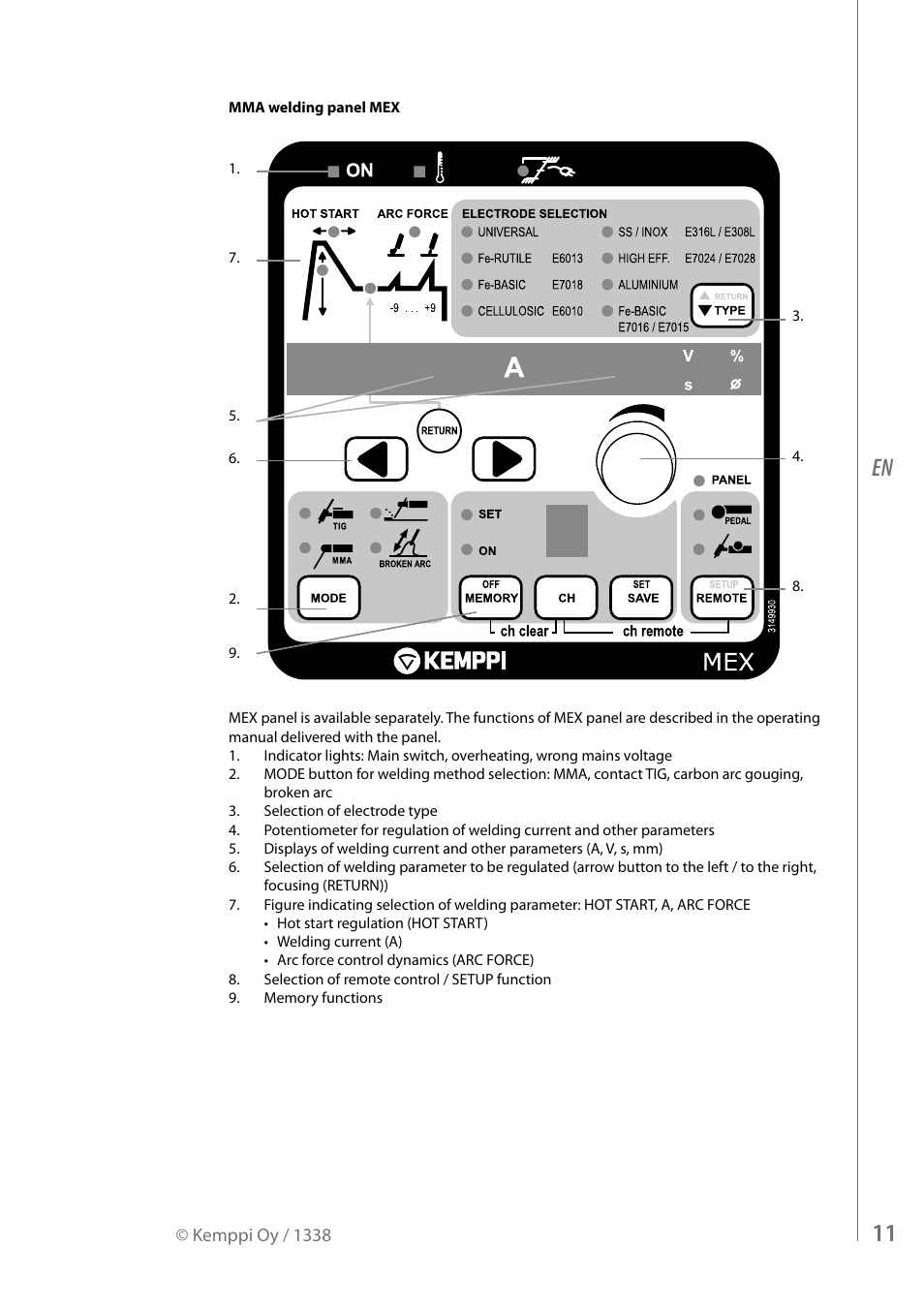 Kemppi MasterTig MLS 4000 User Manual | Page 13 / 28