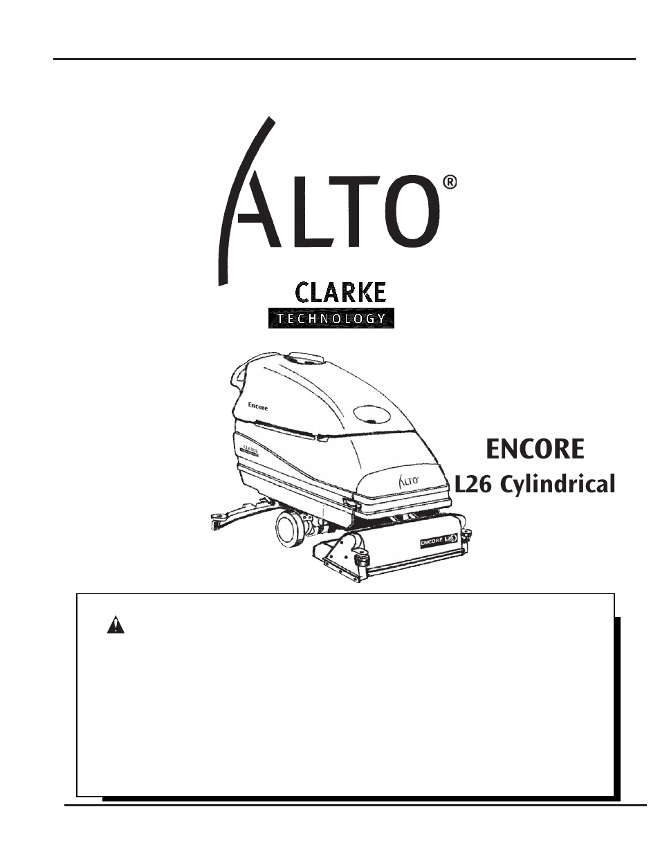 Clarke Encore L26 User Manual | 32 pages