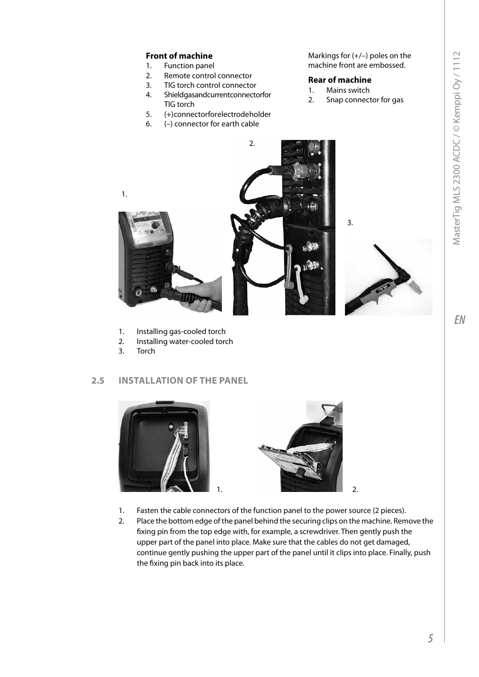 Kemppi MLS 2300 ACDC User Manual | Page 7 / 26