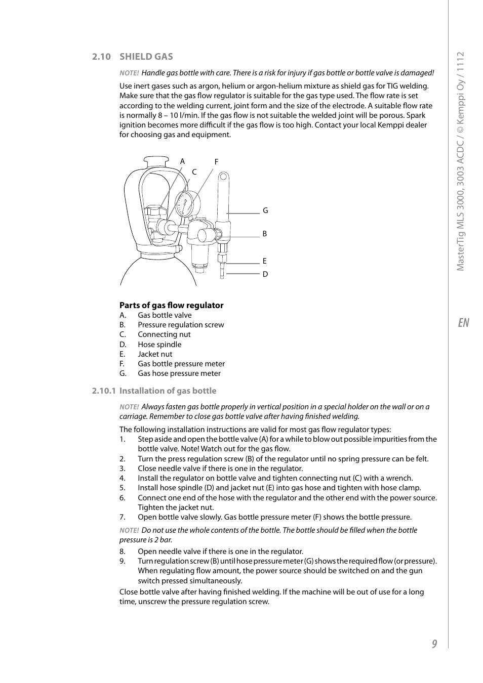 Kemppi MLS 3000 ACDC VRD User Manual | Page 11 / 28