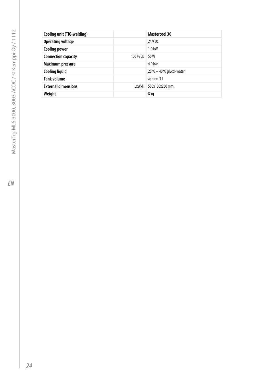 Kemppi MLS 3000 ACDC VRD User Manual | Page 26 / 28