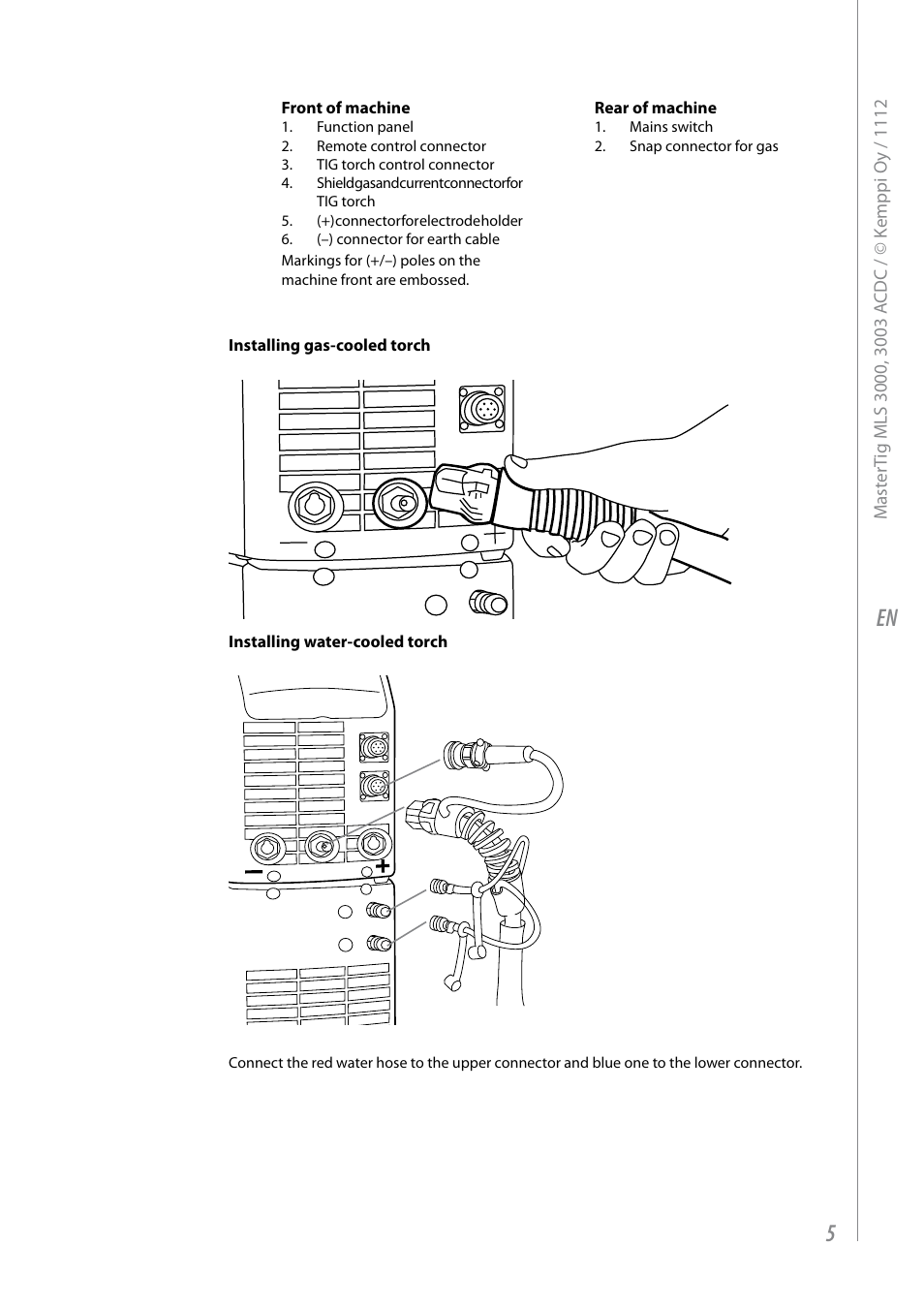 Kemppi MLS 3000 ACDC VRD User Manual | Page 7 / 28