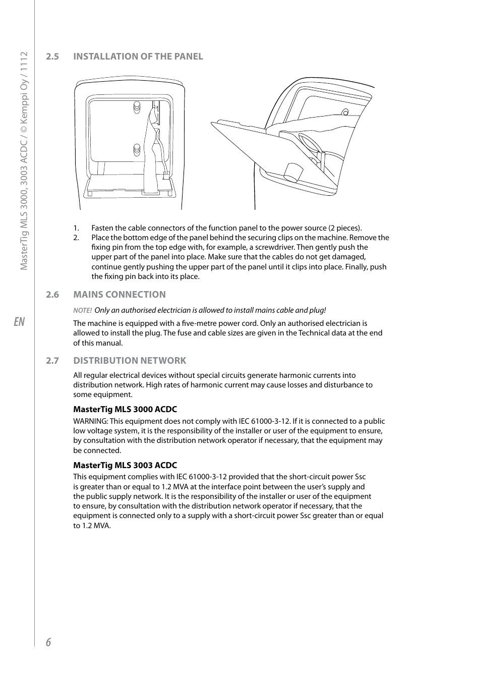 Kemppi MLS 3000 ACDC VRD User Manual | Page 8 / 28