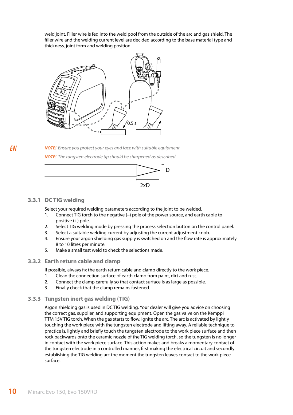 Kemppi Evo 150 User Manual | Page 12 / 18