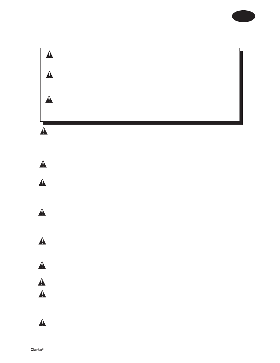 Operator safety instructions, En english | Clarke BOOST 28 User Manual | Page 3 / 108