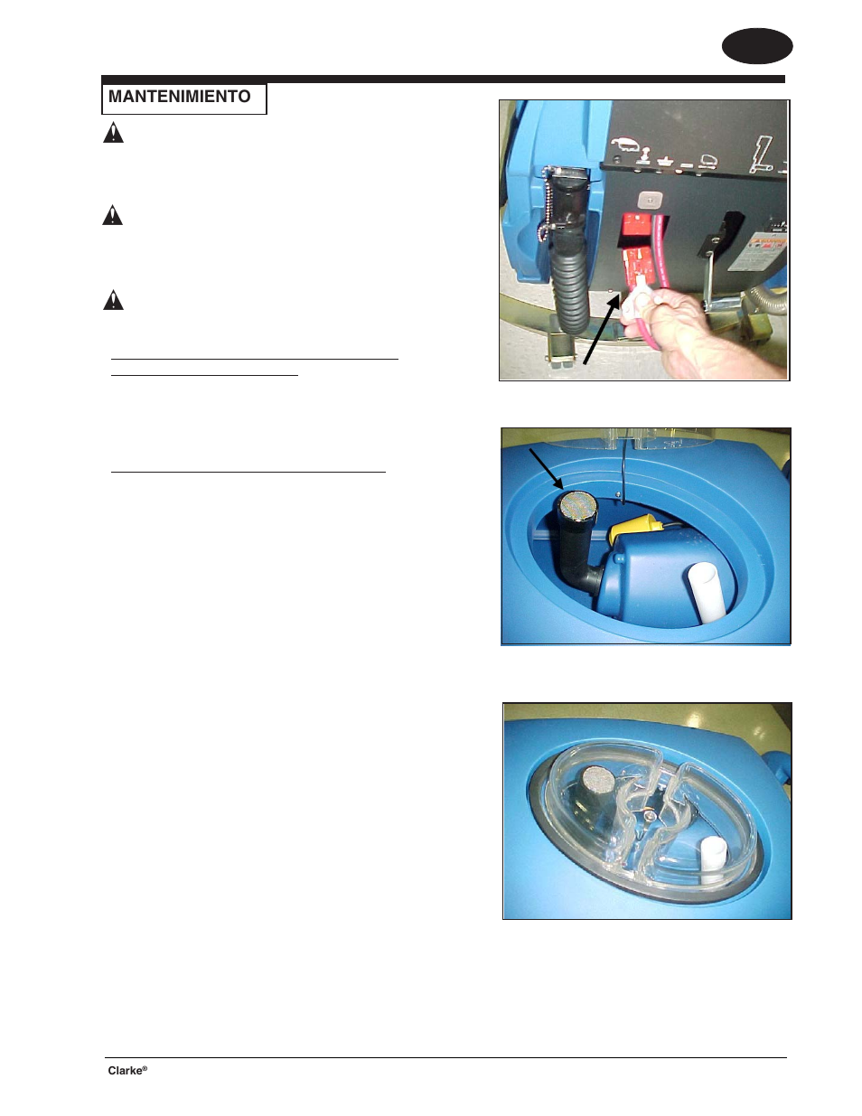 Es español | Clarke BOOST 28 User Manual | Page 45 / 108