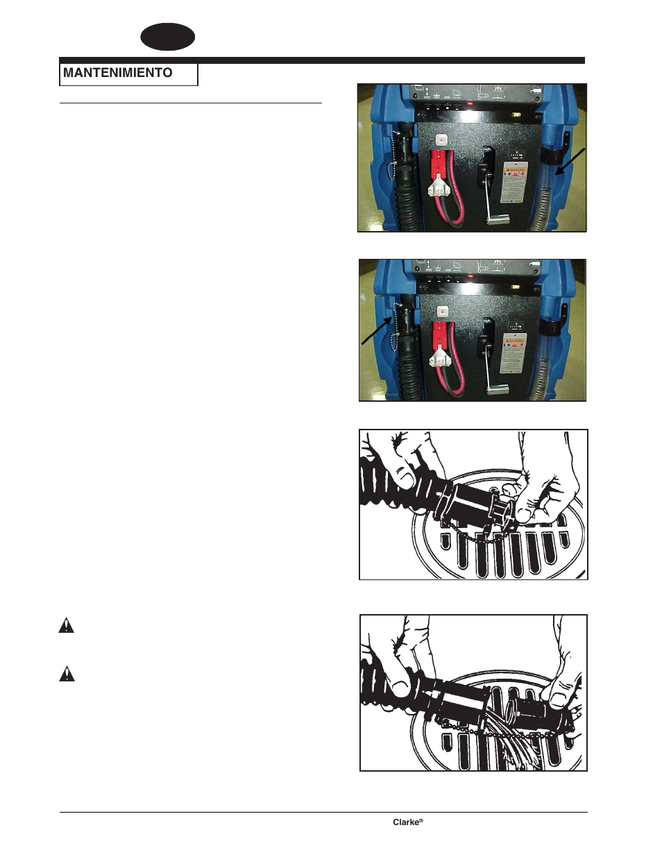 Es español, Mantenimiento | Clarke BOOST 28 User Manual | Page 46 / 108