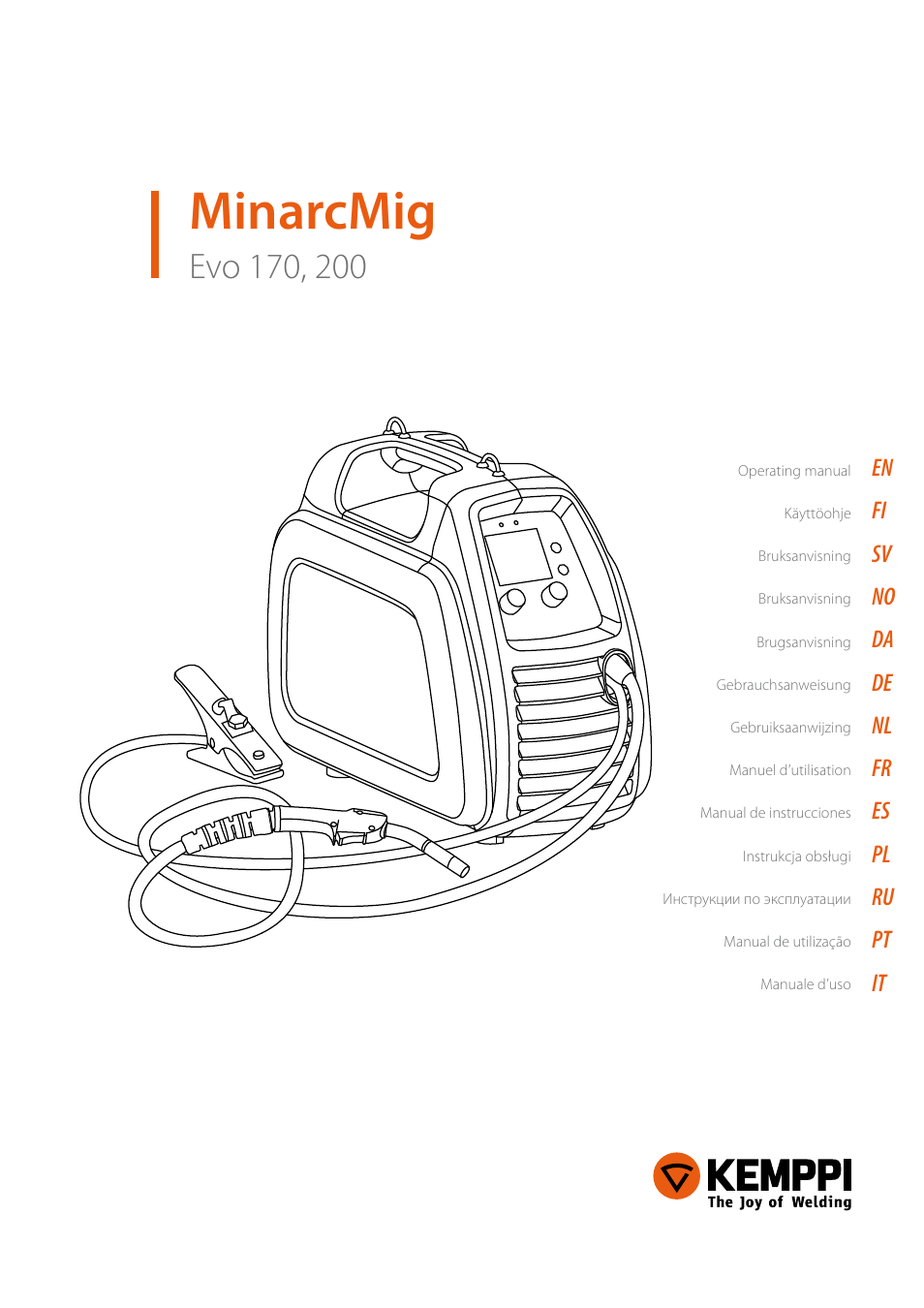 Kemppi Evo 170 User Manual | 26 pages