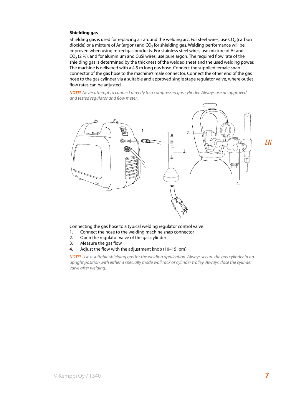 Kemppi oy / 1340 | Kemppi Evo 170 User Manual | Page 9 / 26