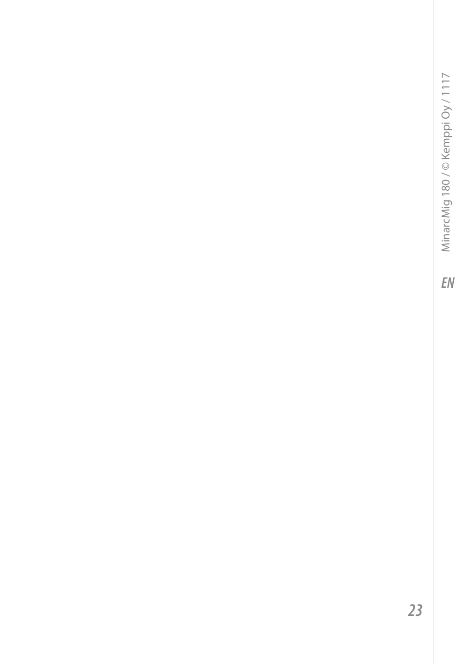 Kemppi Adaptive 180 User Manual | Page 25 / 26