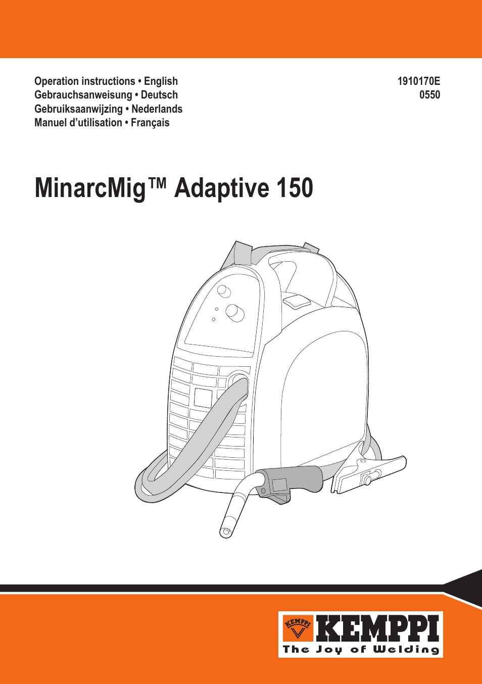 Kemppi Adaptive 150 User Manual | 22 pages