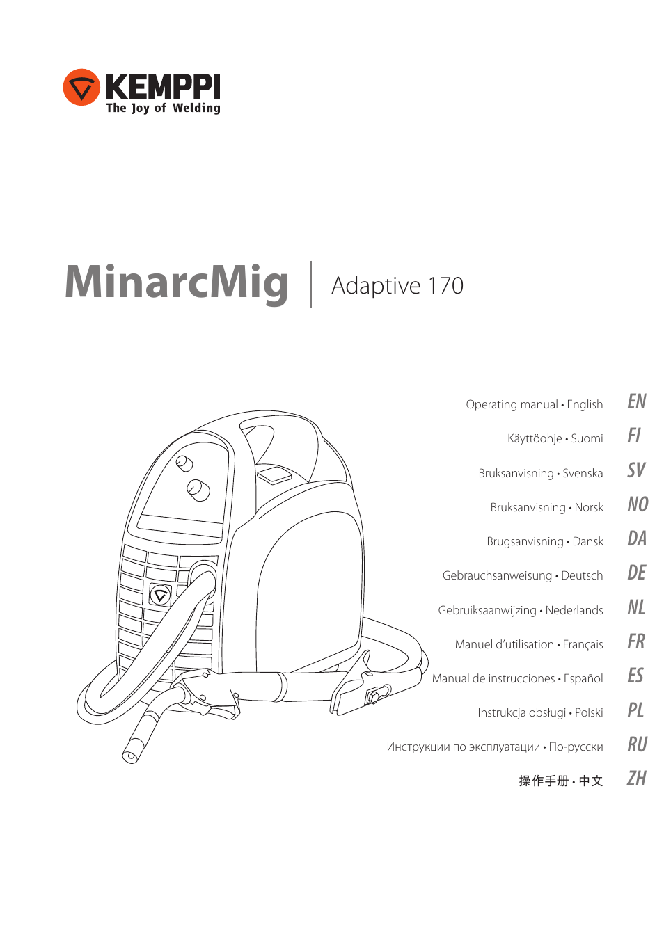 Kemppi Adaptive 170 User Manual | 20 pages
