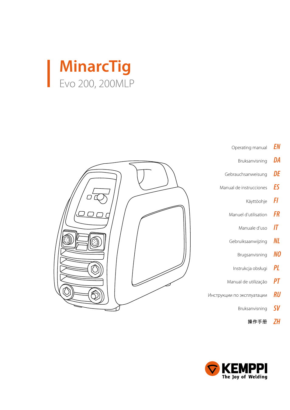 Kemppi Evo 200 User Manual | 20 pages