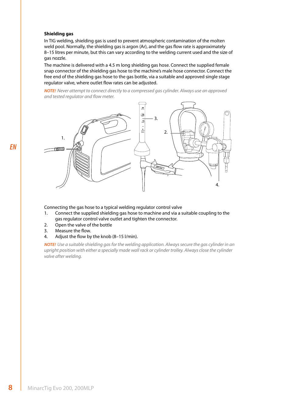 Kemppi Evo 200 User Manual | Page 10 / 20