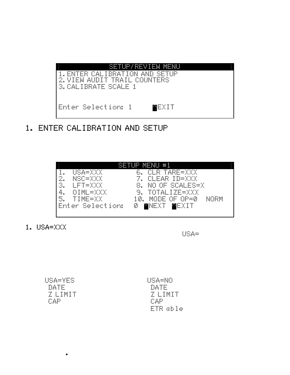 Calibration and setup, cont | Cardinal Industries 225 WEIGHT INDICATOR User Manual | Page 39 / 116