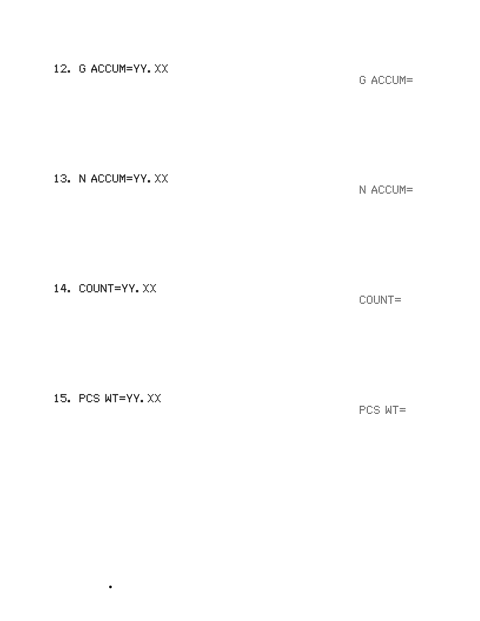 Calibration and setup, cont | Cardinal Industries 225 WEIGHT INDICATOR User Manual | Page 57 / 116