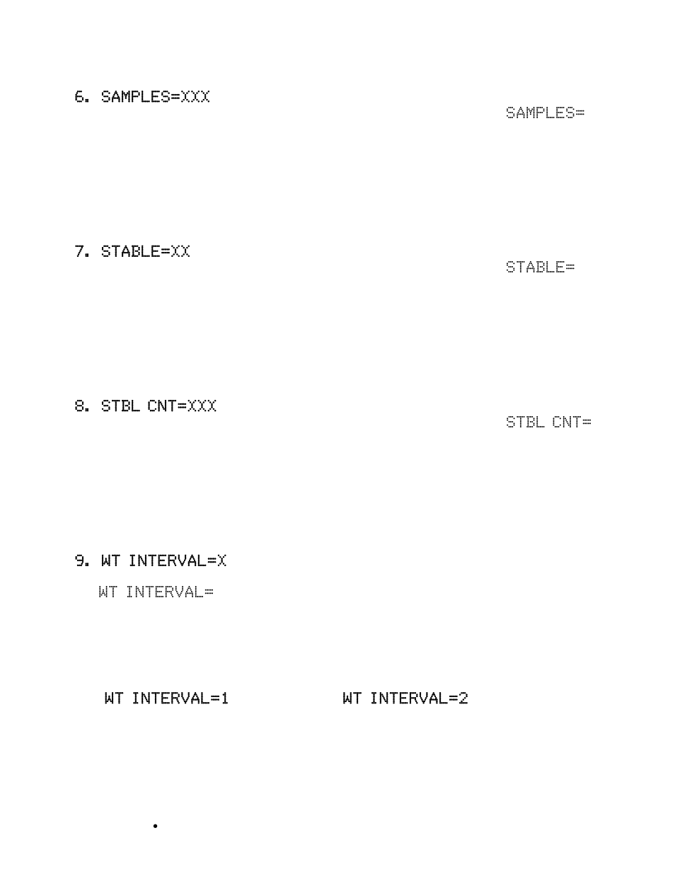 Calibration and setup, cont | Cardinal Industries 225 WEIGHT INDICATOR User Manual | Page 61 / 116