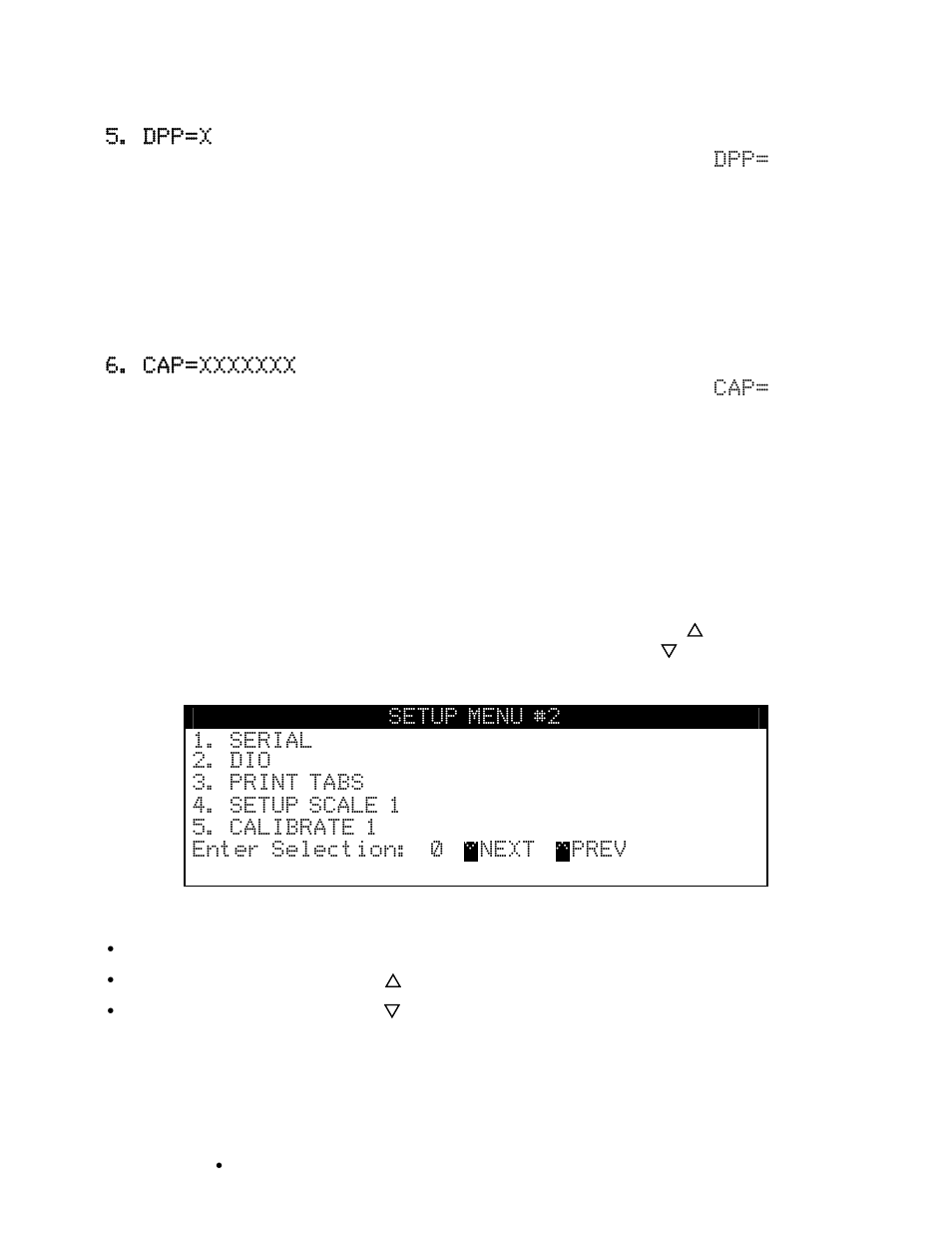 Calibration and setup, cont | Cardinal Industries 225 WEIGHT INDICATOR User Manual | Page 65 / 116