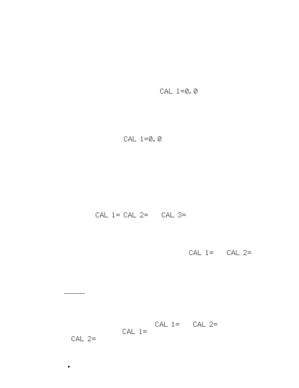 Calibration and setup, cont | Cardinal Industries 225 WEIGHT INDICATOR User Manual | Page 68 / 116