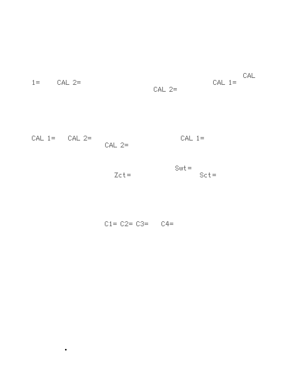 Calibration and setup, cont | Cardinal Industries 225 WEIGHT INDICATOR User Manual | Page 69 / 116