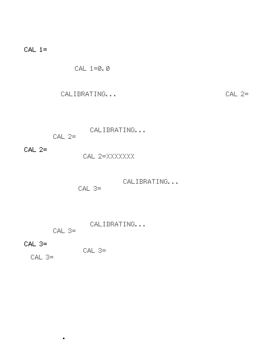 Calibration and setup, cont | Cardinal Industries 225 WEIGHT INDICATOR User Manual | Page 71 / 116