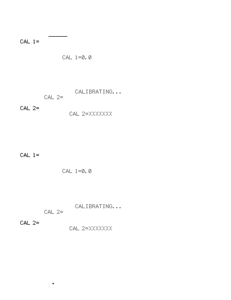 Calibration and setup, cont | Cardinal Industries 225 WEIGHT INDICATOR User Manual | Page 72 / 116