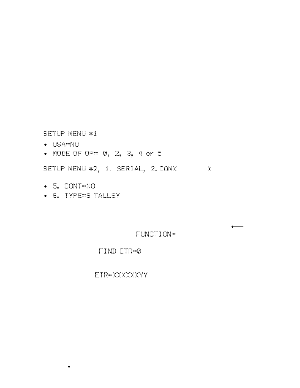 Electronic talley roll (etr) file | Cardinal Industries 225 WEIGHT INDICATOR User Manual | Page 84 / 116