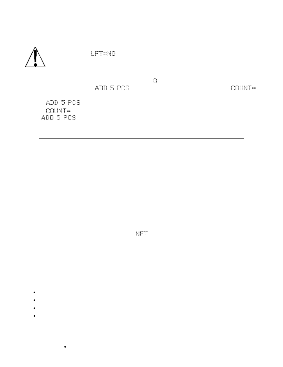 Count operation, Counting | Cardinal Industries 225 WEIGHT INDICATOR User Manual | Page 85 / 116