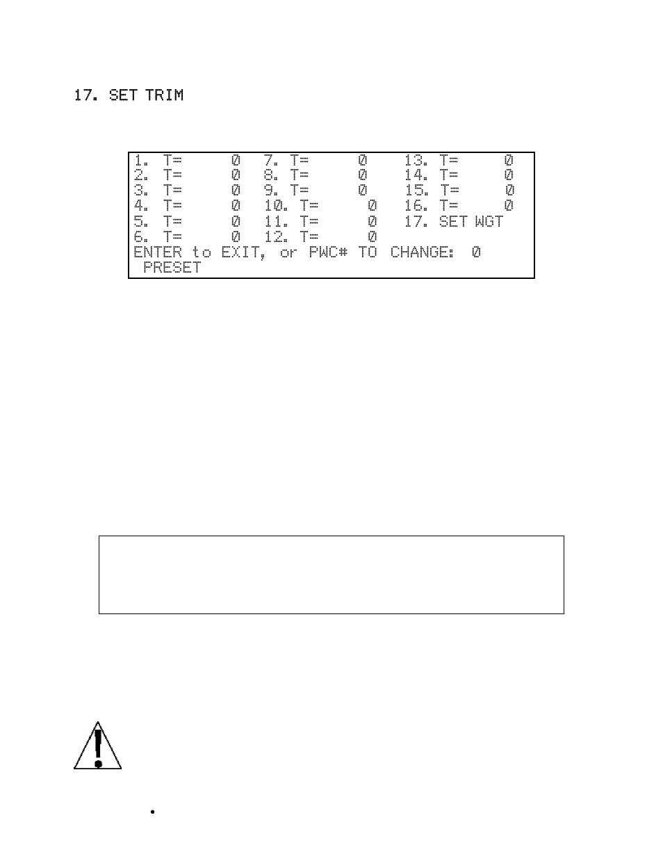 Preset weight comparators operation | Cardinal Industries 225 WEIGHT INDICATOR User Manual | Page 95 / 116