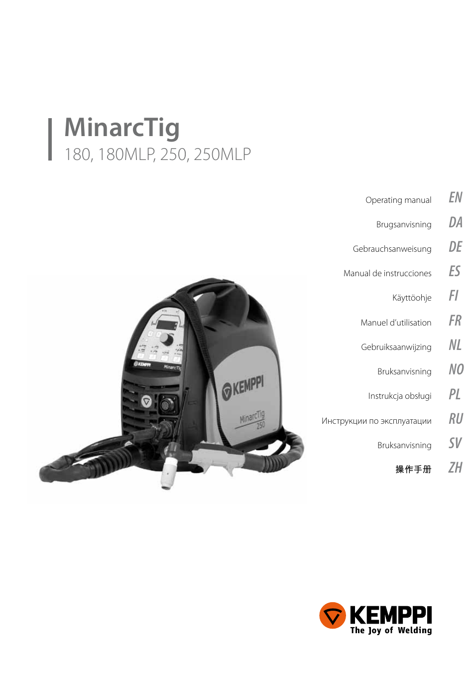 Kemppi MinarcTig 250MLP User Manual | 24 pages