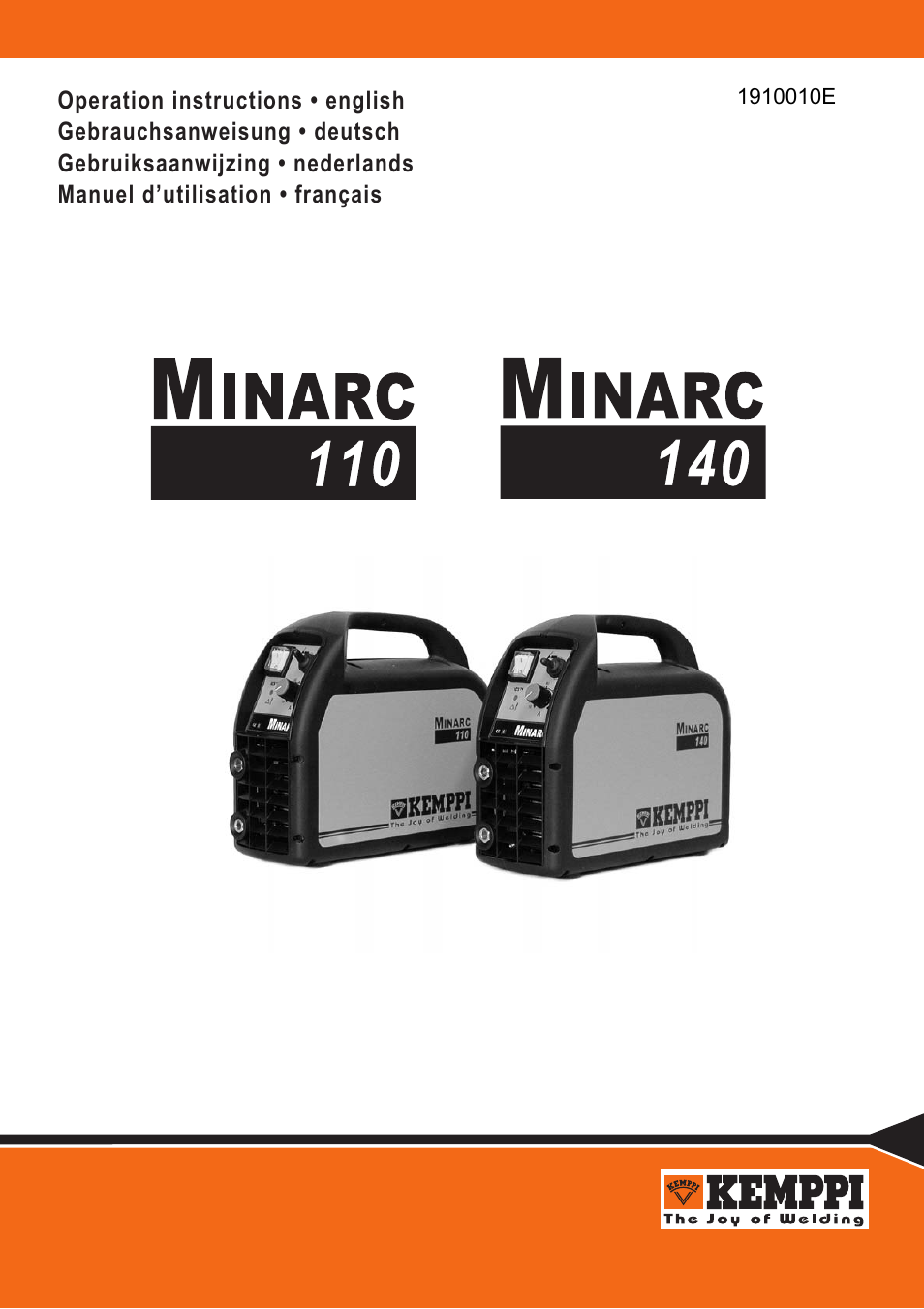Kemppi Minarc 110 User Manual | 11 pages