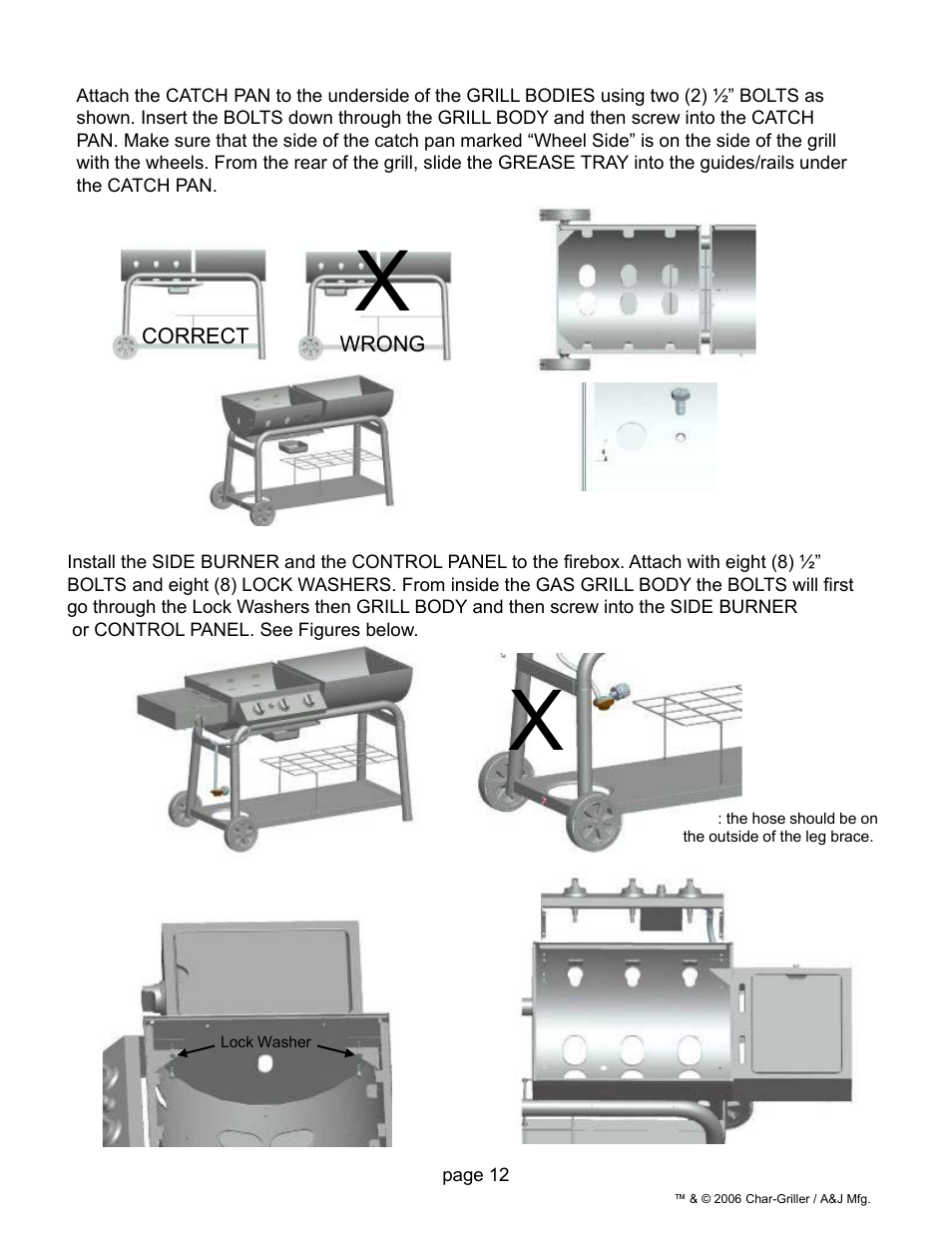 Char-Griller 5050 User Manual | Page 12 / 29