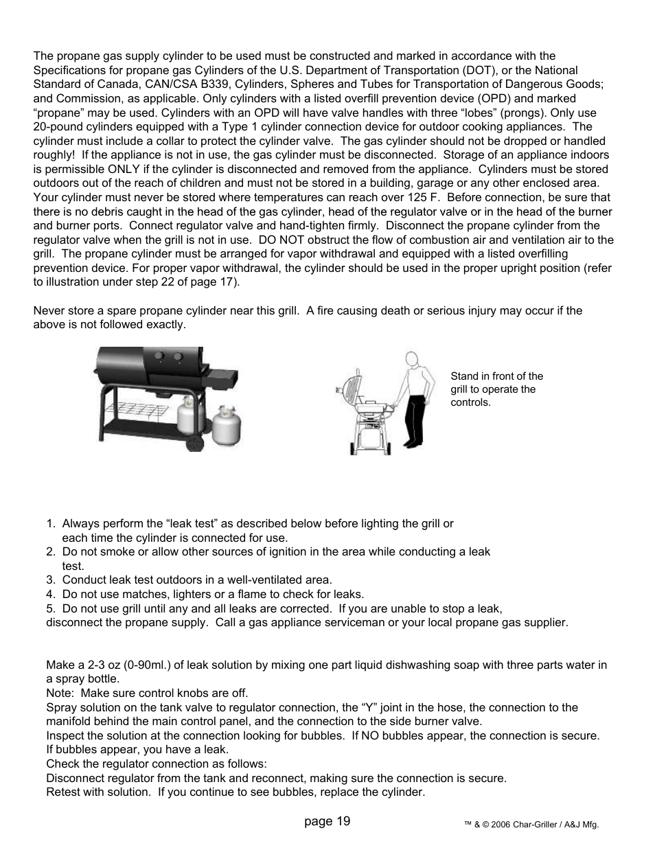 Char-Griller 5050 User Manual | Page 19 / 29