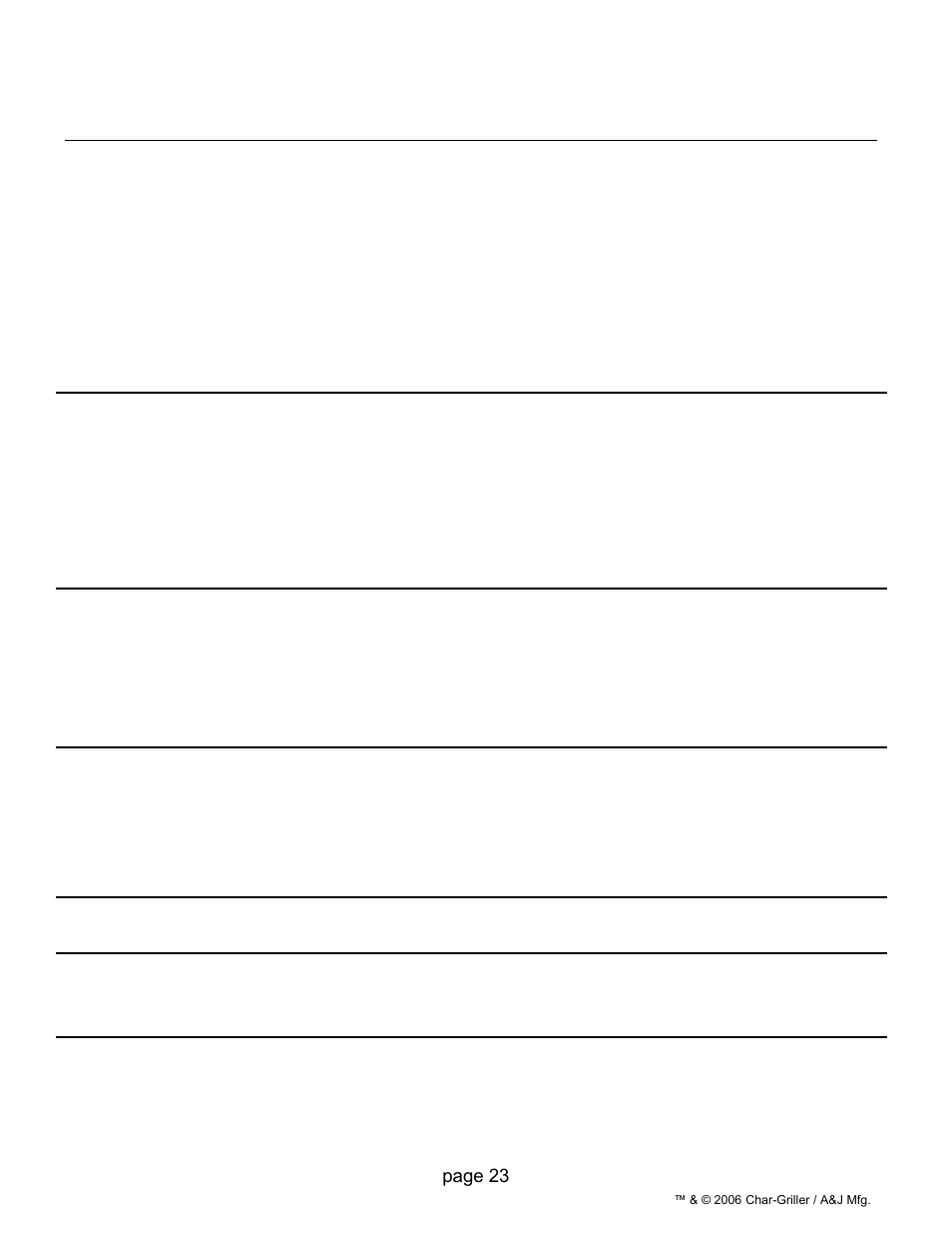 Char-Griller 5050 User Manual | Page 23 / 29