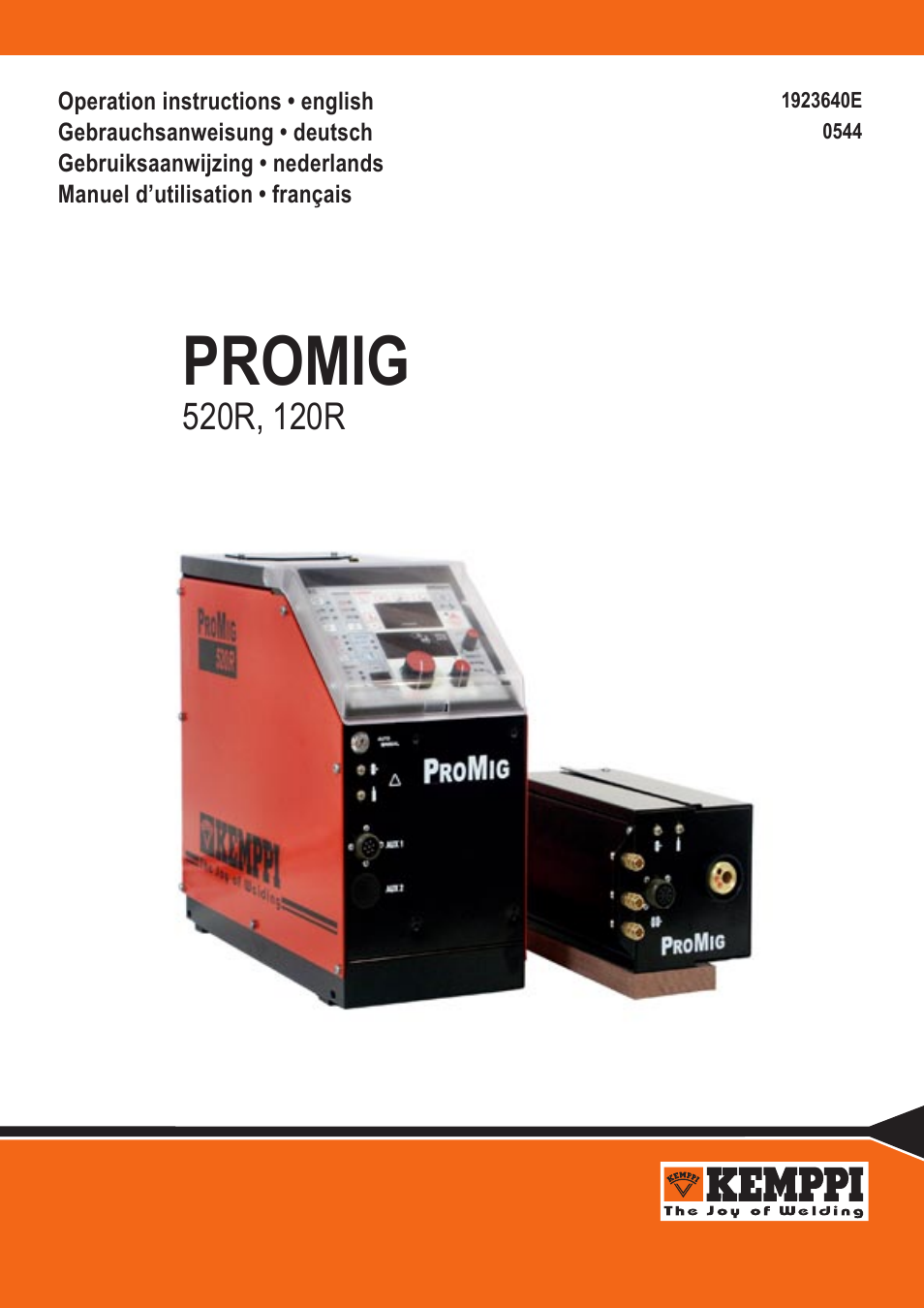 Kemppi Promig 520R User Manual | 29 pages