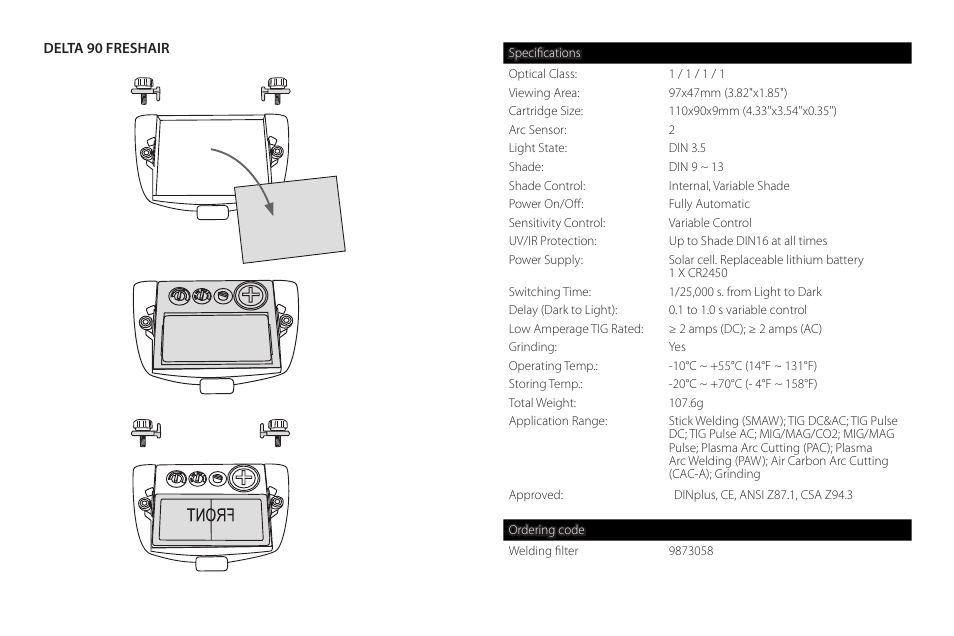 Kemppi ADF filter for Beta User Manual | Page 6 / 7
