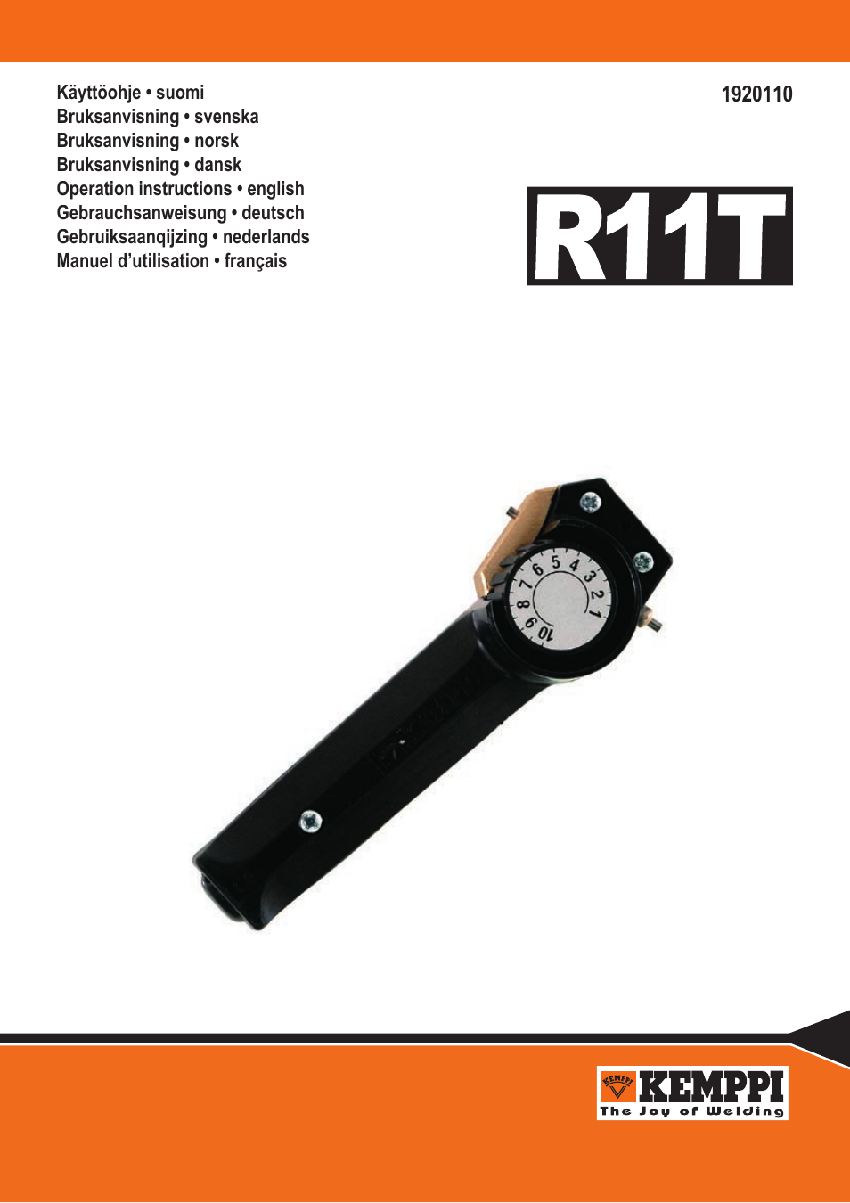 Kemppi R11T User Manual | 6 pages