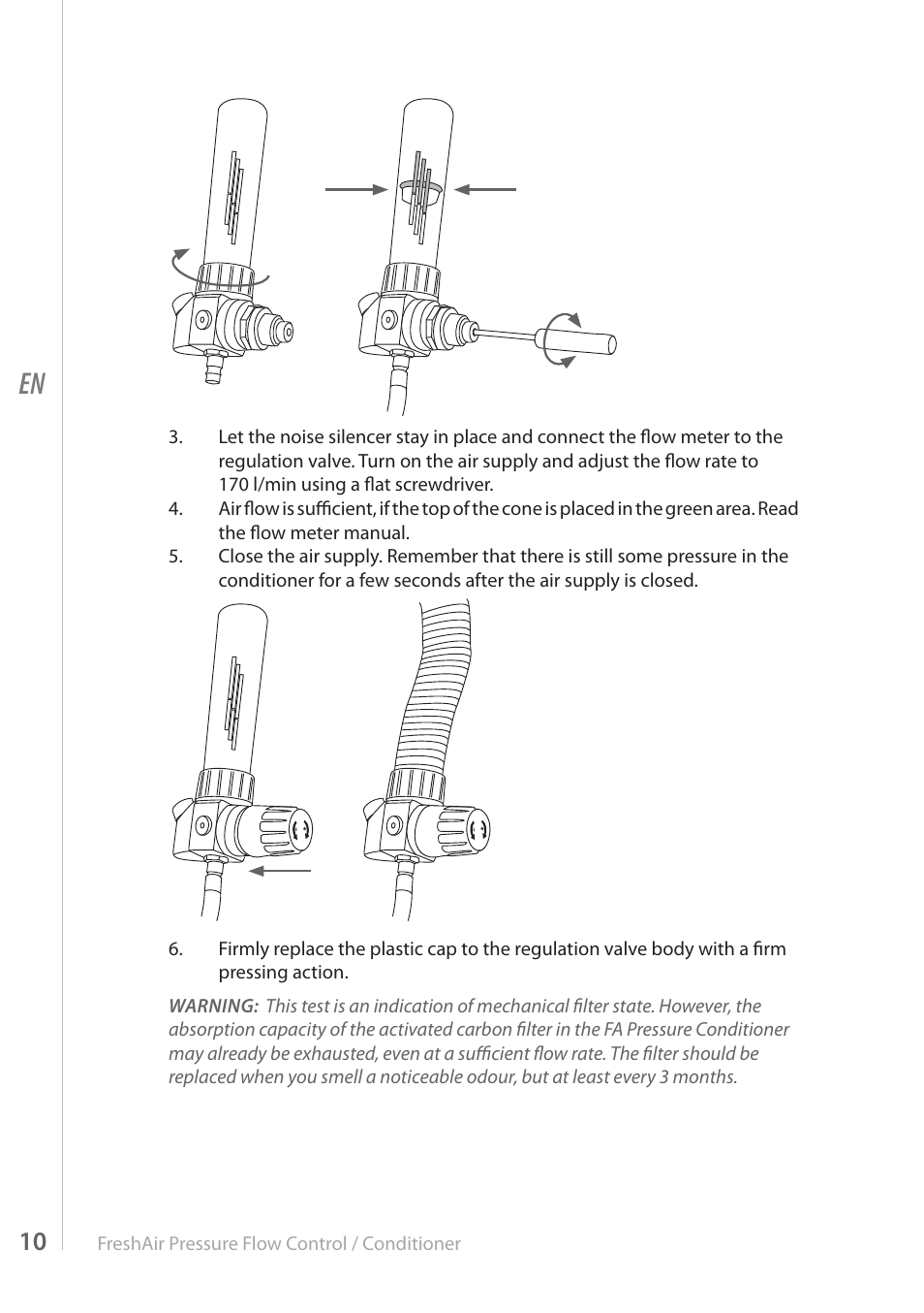 Kemppi FreshAir Pressure Flow Control unit User Manual | Page 10 / 16
