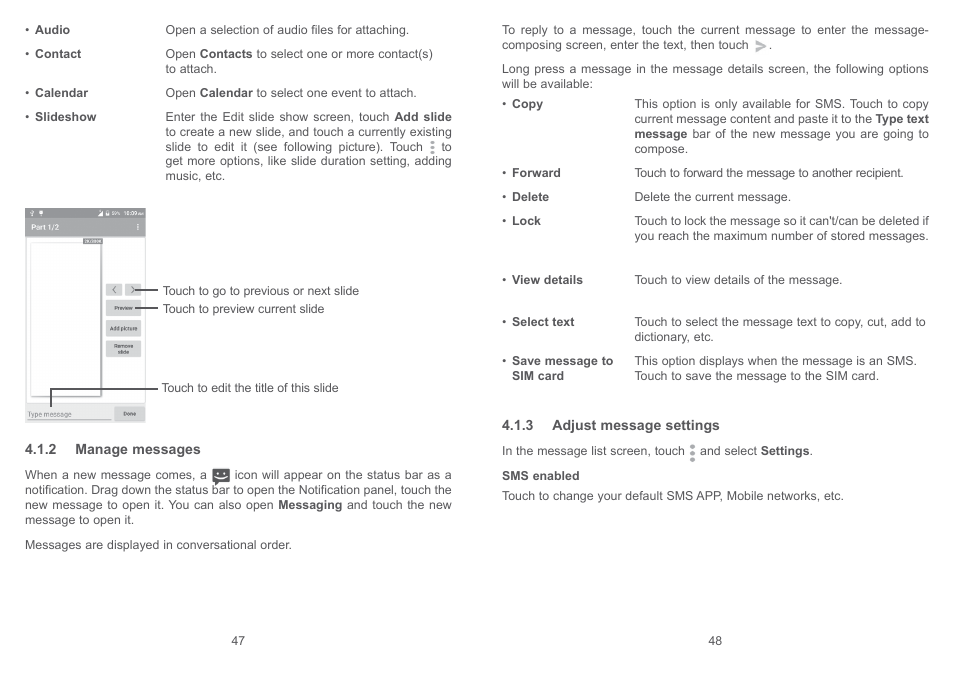 Alcatel Pixi 4 4017 D User Manual | Page 25 / 61