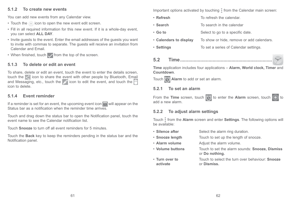 2 time | Alcatel Pixi 4 4017 D User Manual | Page 32 / 61