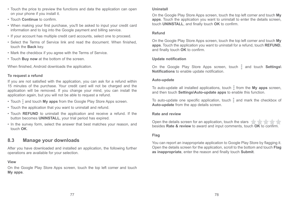3 manage your downloads | Alcatel Pixi 4 4017 D User Manual | Page 40 / 61