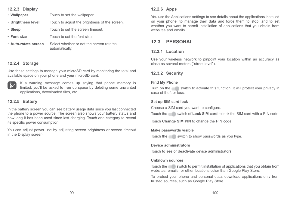 3 personal | Alcatel Pixi 4 4017 D User Manual | Page 51 / 61