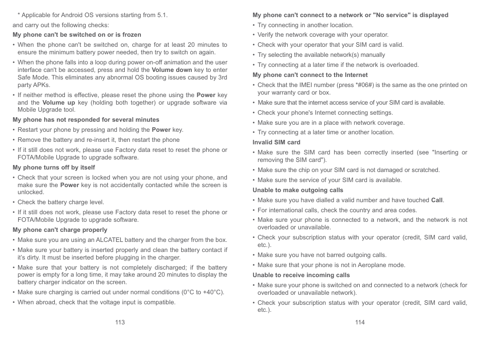 Alcatel Pixi 4 4017 D User Manual | Page 58 / 61