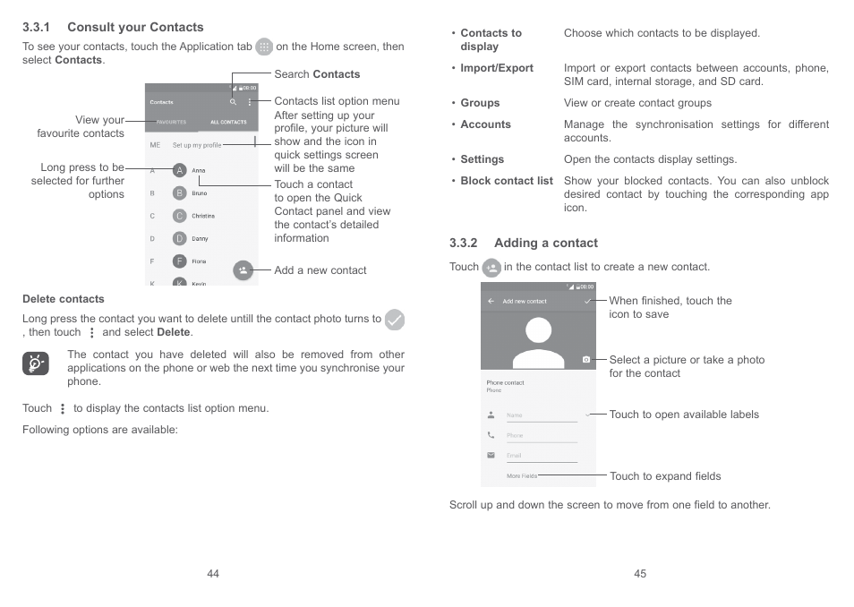 Alcatel Pixi 4 4034 D User Manual | Page 24 / 61