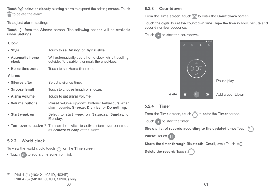 Alcatel Pixi 4 4034 D User Manual | Page 32 / 61