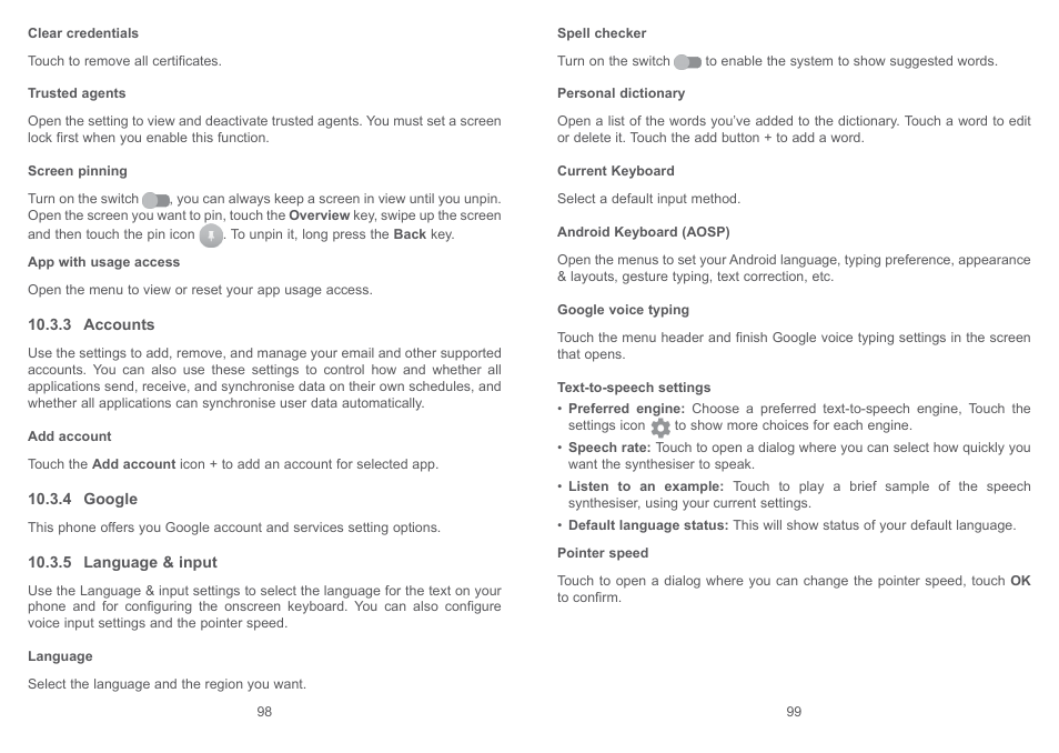 Alcatel Pixi 4 4034 D User Manual | Page 51 / 61