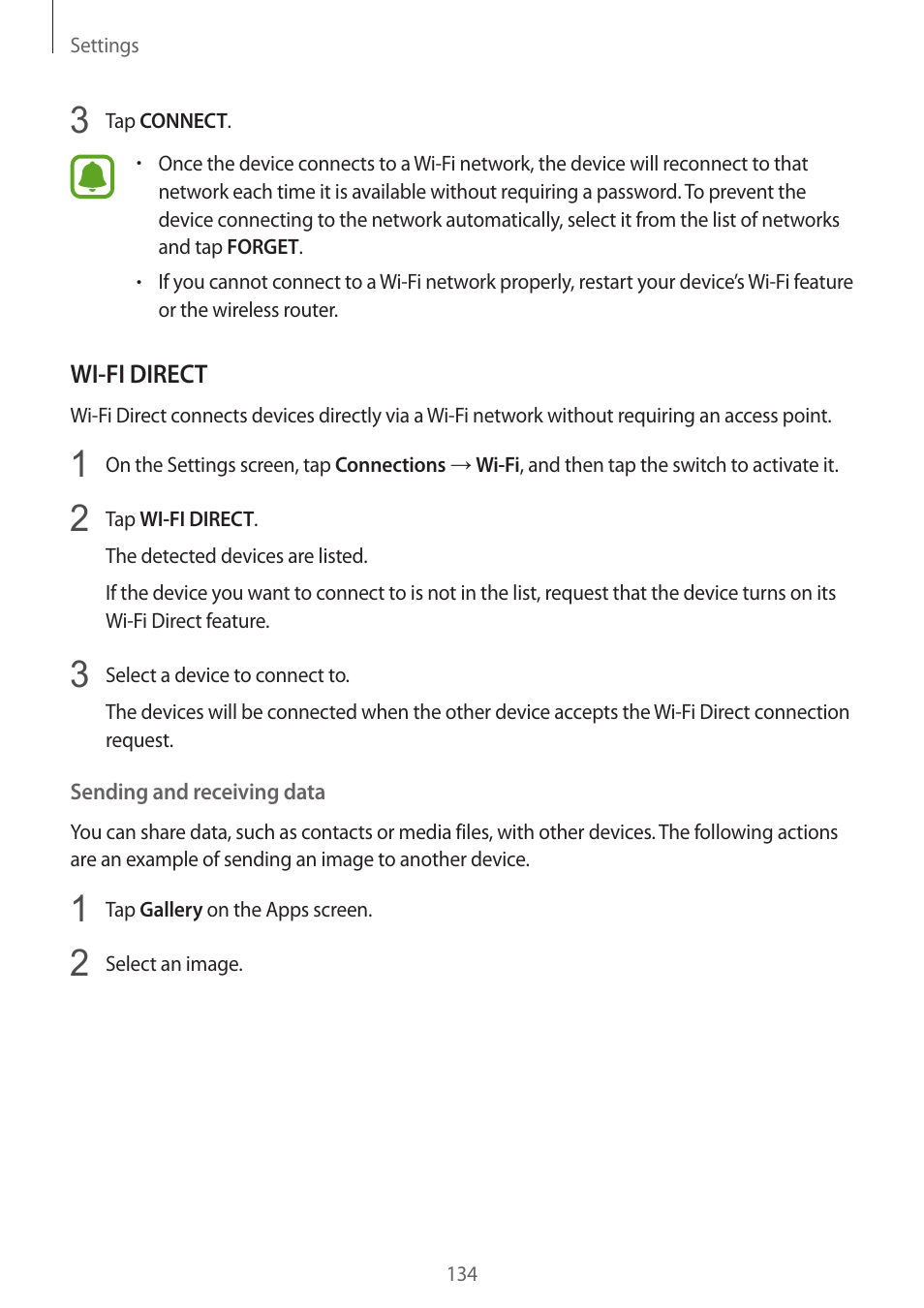 Samsung SM-G930F User Manual | Page 134 / 191