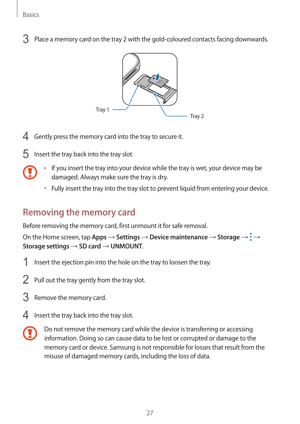 Samsung SM-G930F User Manual | Page 27 / 191